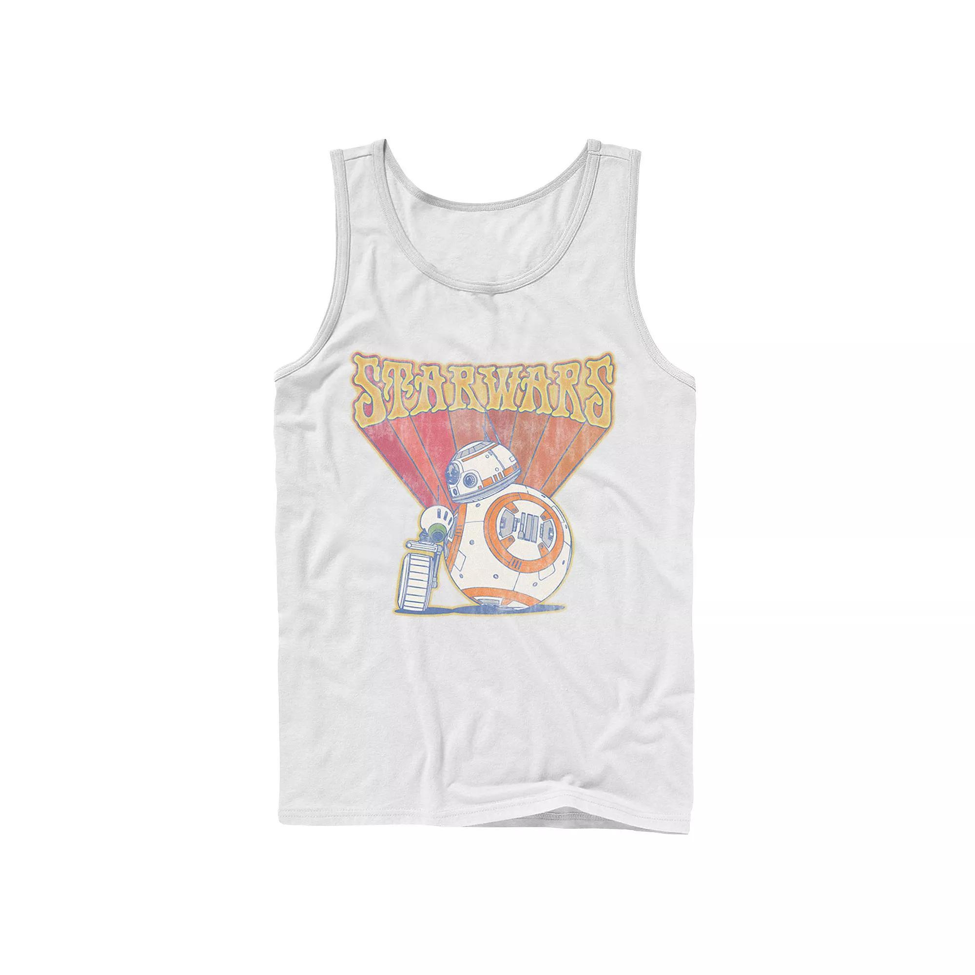 Mens Star Wars The Rise of Skywalker Groovy Droid Duo Tank Top Product Image
