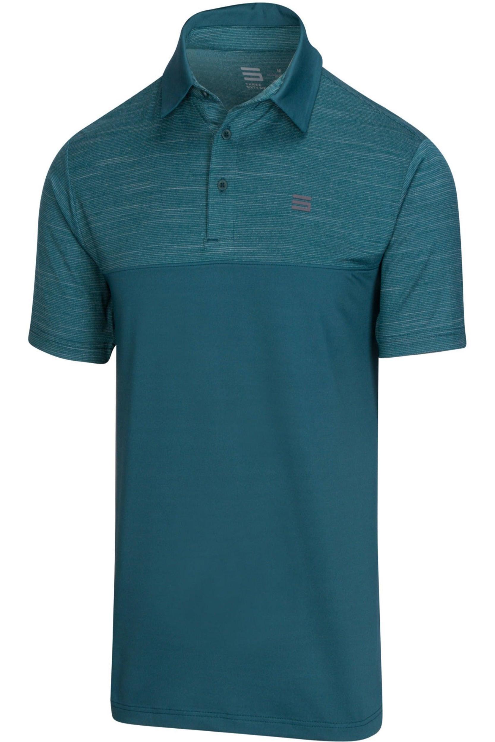 Three Sixty Six Men's Heathered Two-Tone Golf Polo Male Product Image