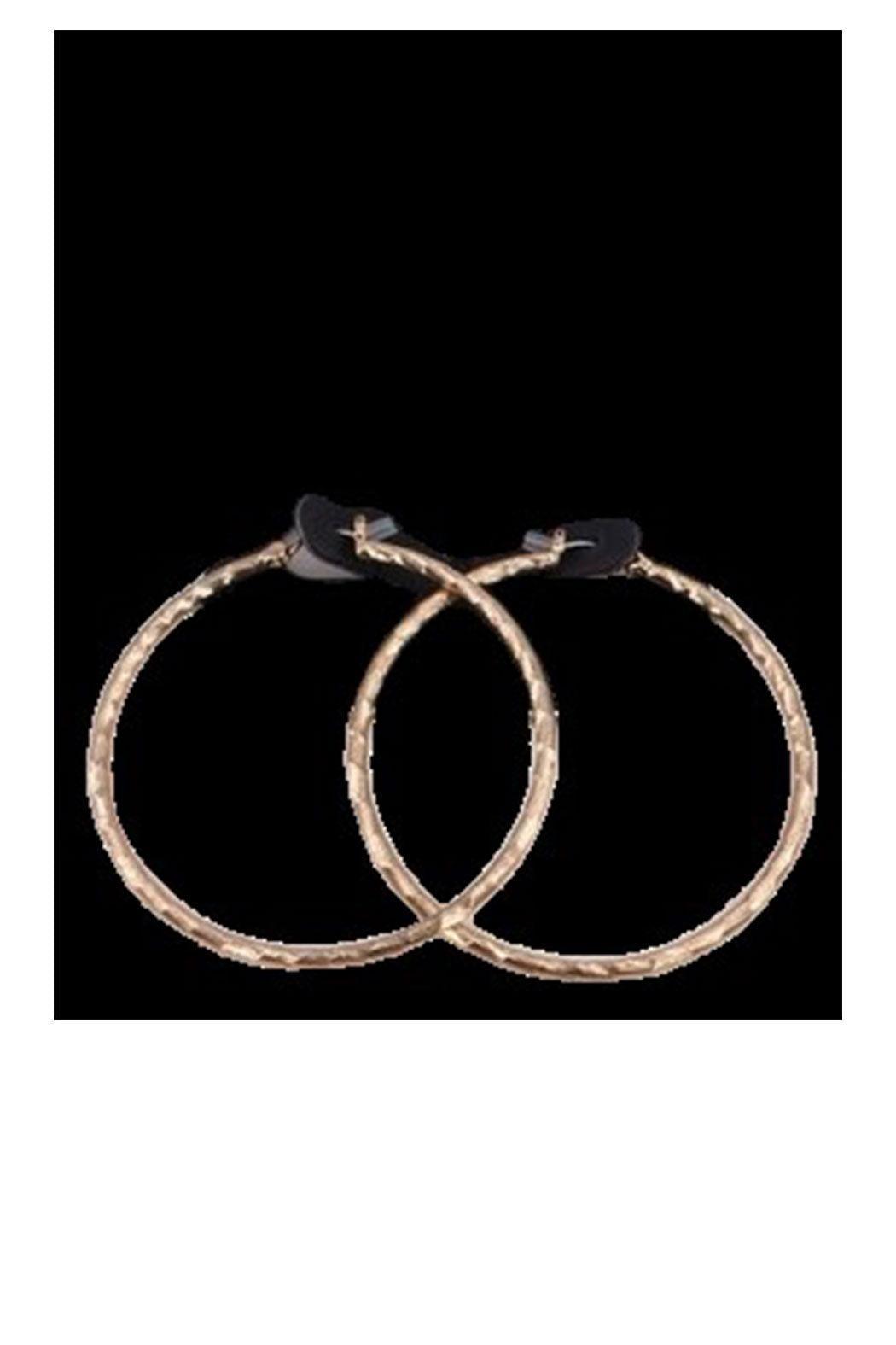 Golden Luxe Hoop Earrings Product Image