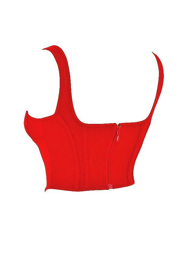 Edetta Scarlet Mesh Corset Product Image