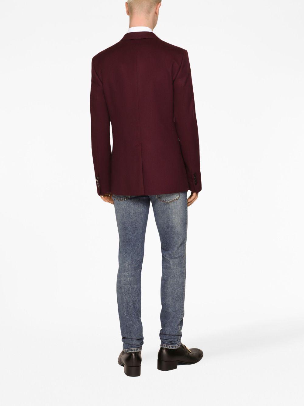 embroidered-crest blazer Product Image
