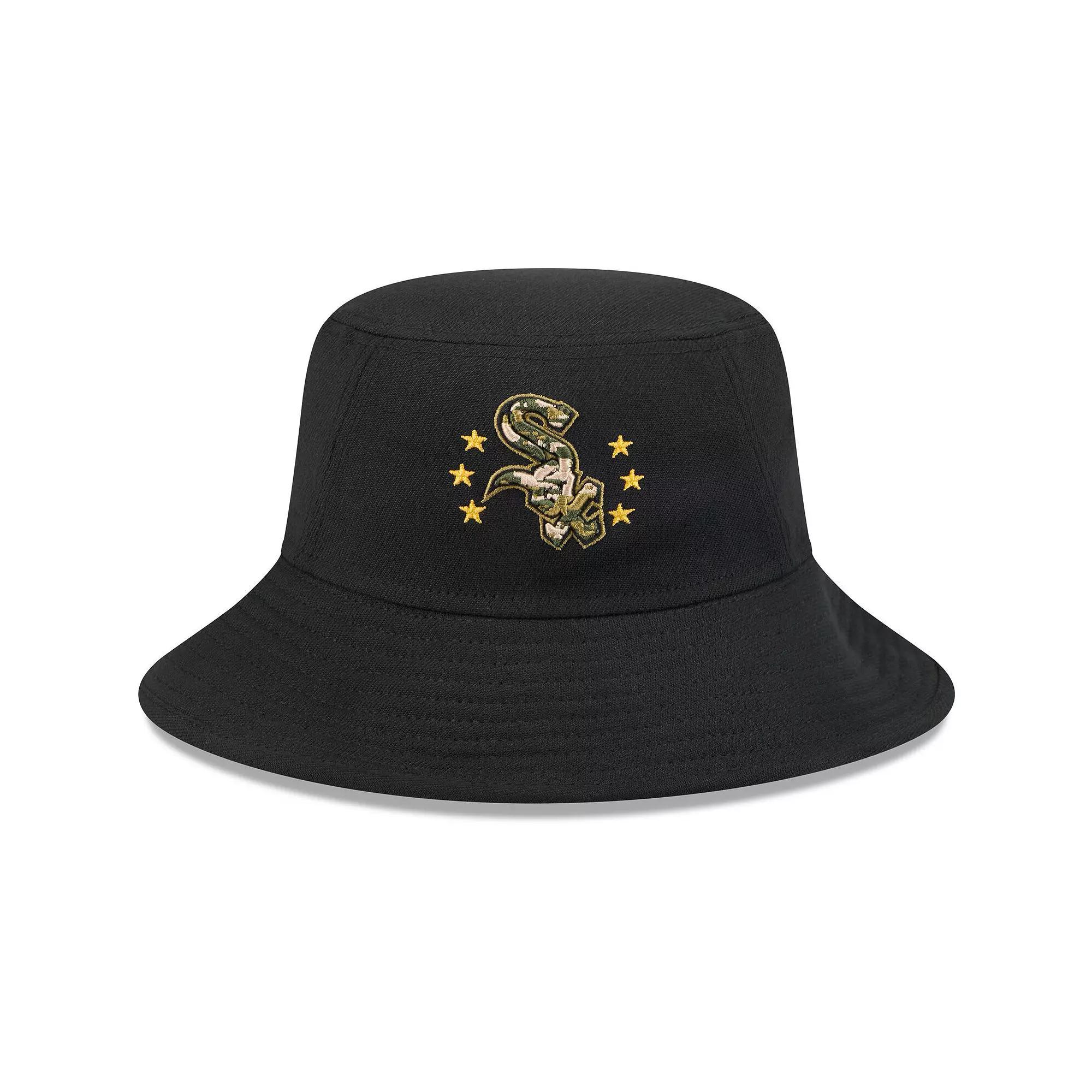 Men's New Era  Black Chicago White Sox 2024 Armed Forces Day Bucket Hat Product Image
