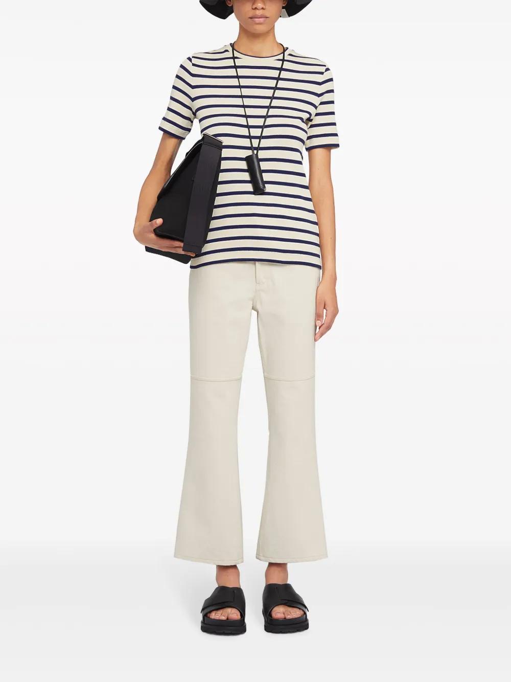 striped cotton T-shirt Product Image