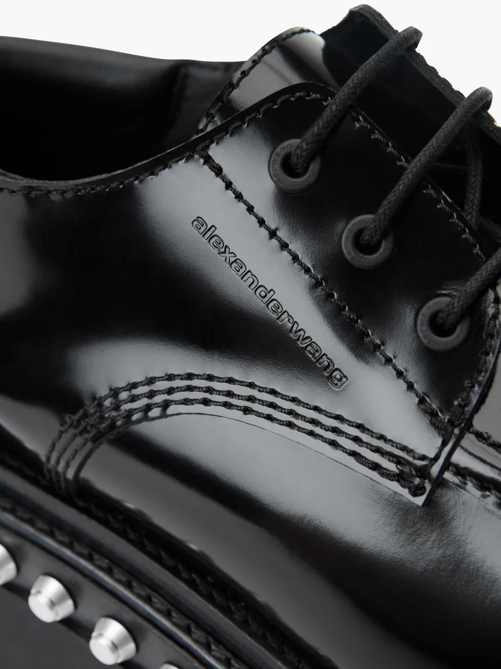 ALEXANDER WANG Atlas Derby Shoes In Black Product Image