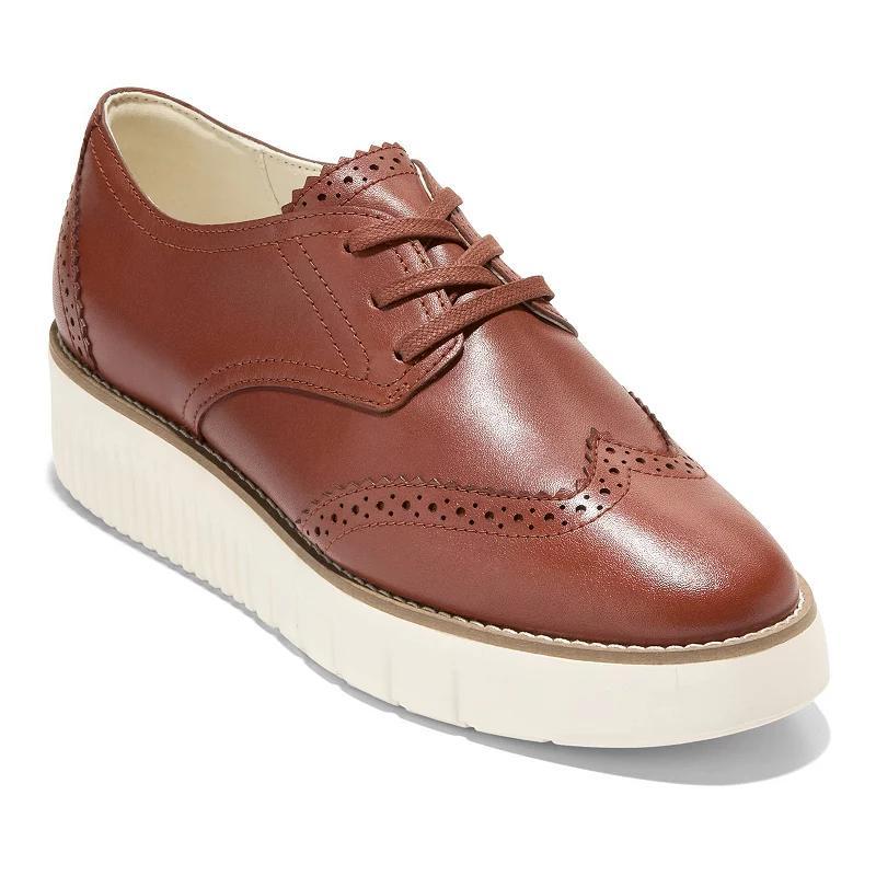 Cole Haan Grand City Women's Oxford Shoes, Size: 6.5, Ch Dark Crml Ivory Product Image