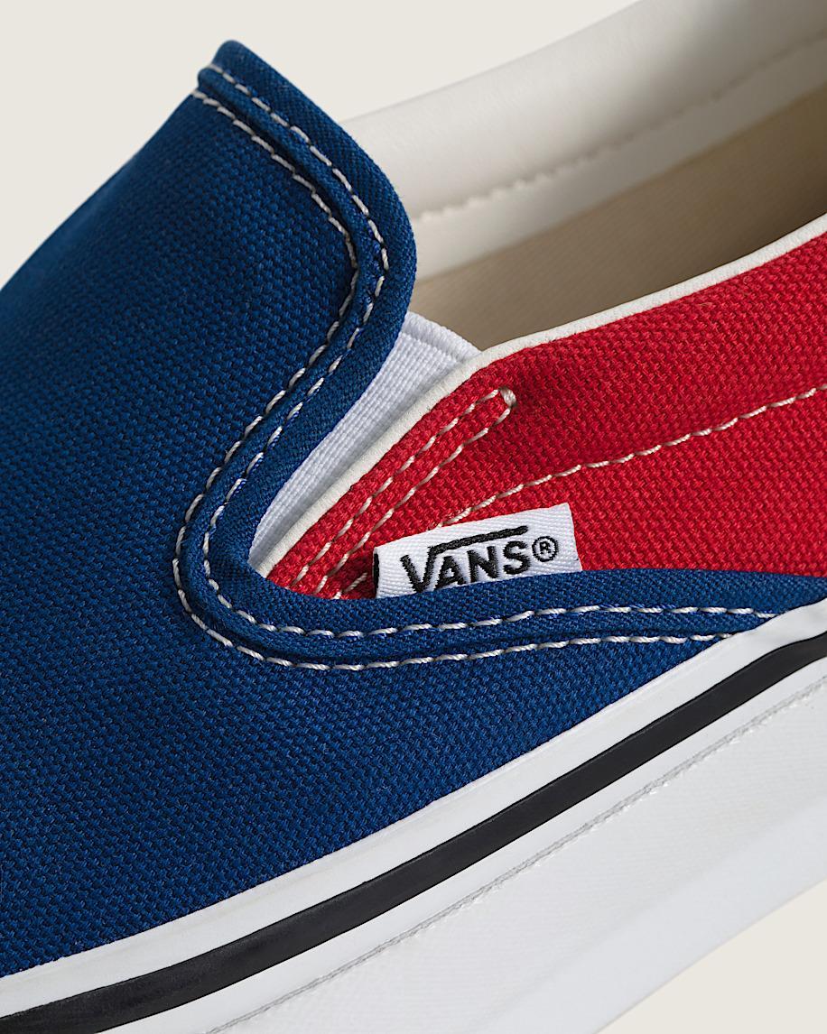 OTW by Vans X Engineered Garments Classic Slip-On 98 in Black / Dress Blues| Vans US Product Image
