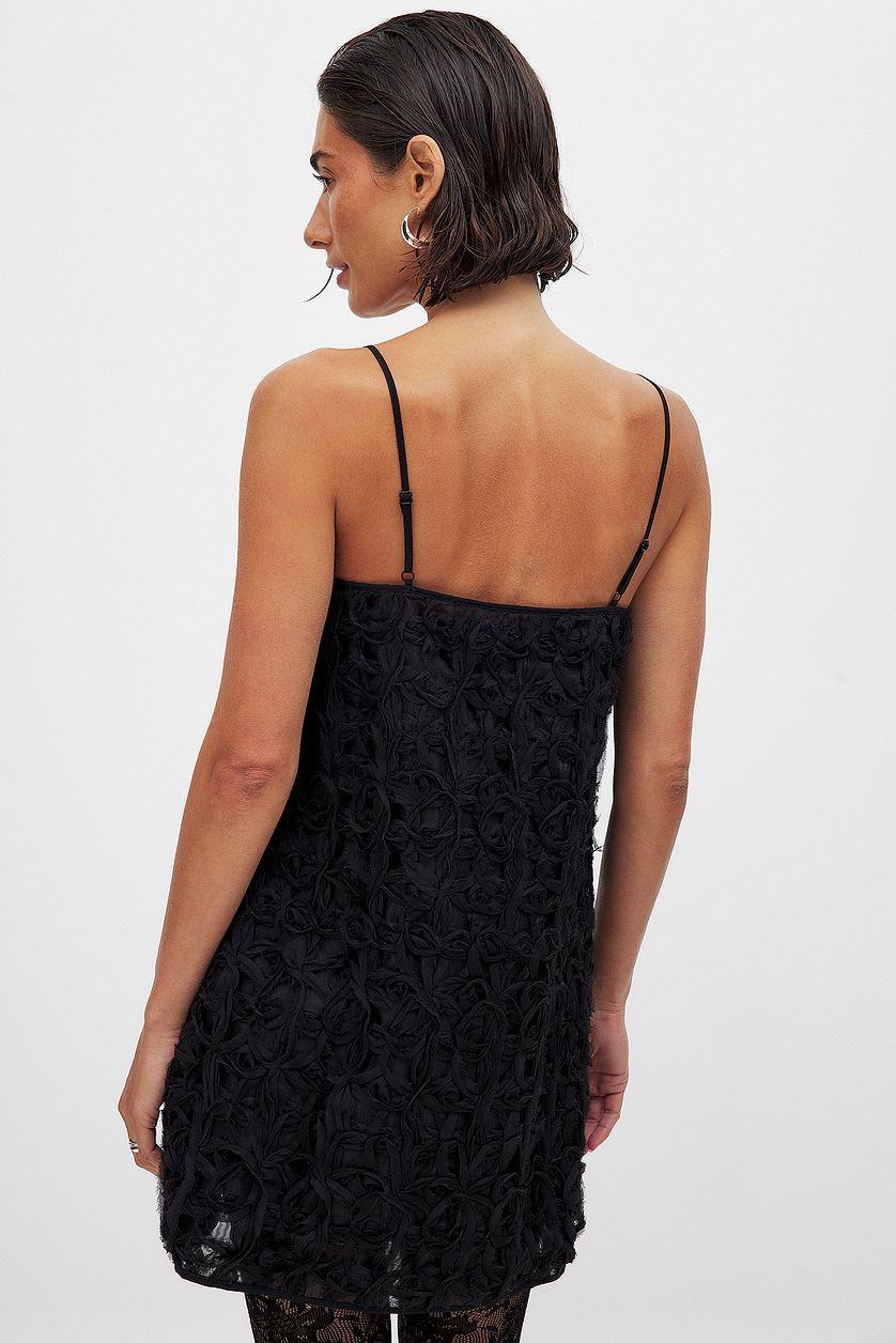 Organza A-Line Mini Dress Product Image