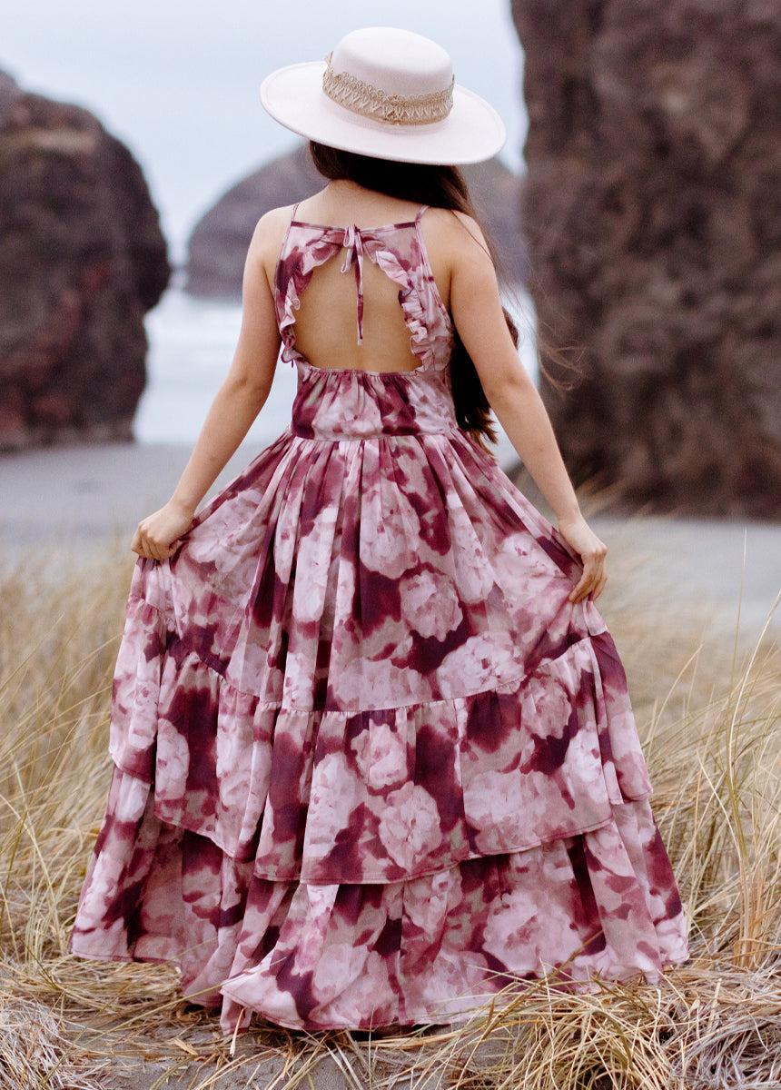 Catrin Dress in Warm Watercolor Girls Product Image