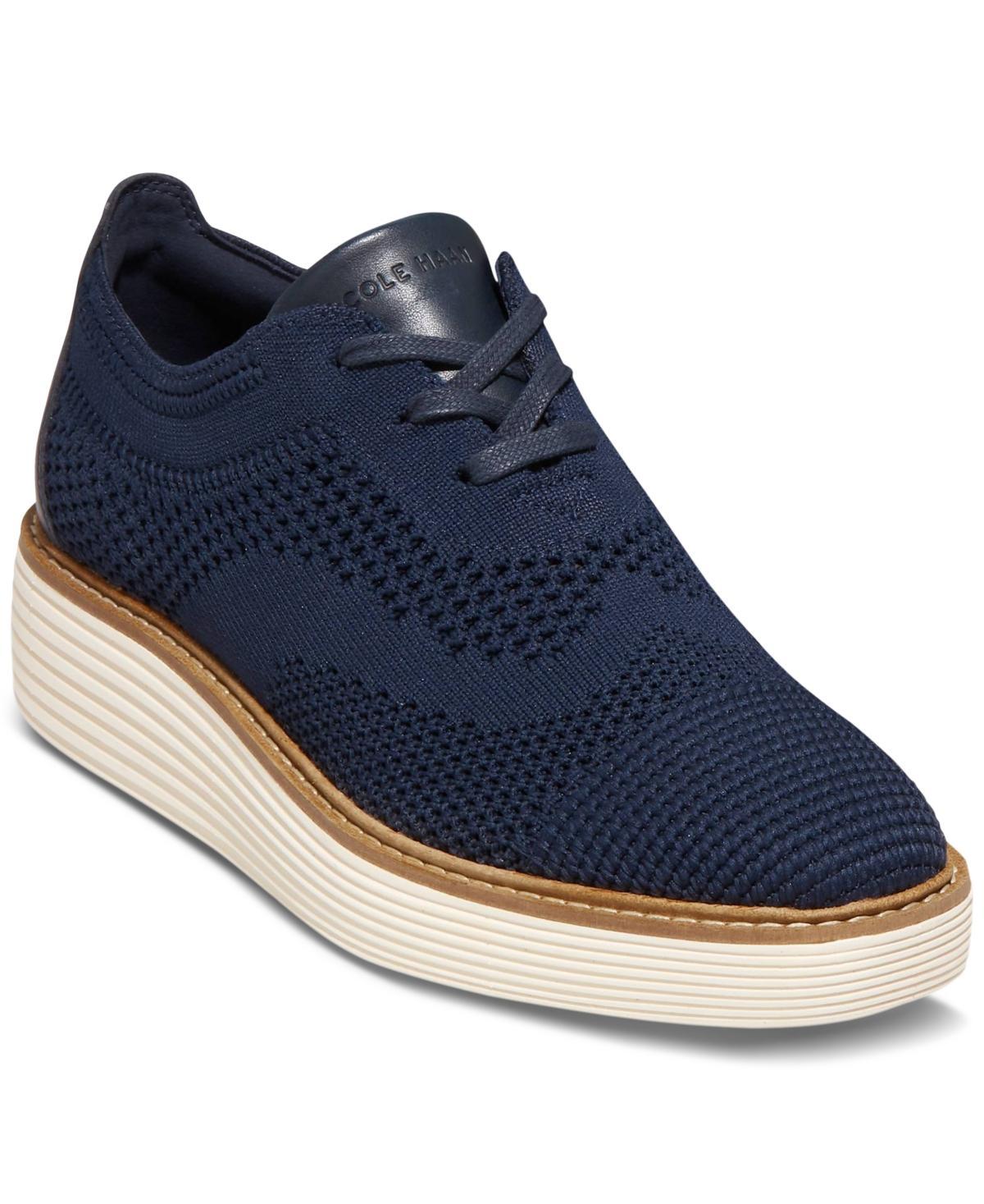Cole Haan Womens Originalgrand Platform Stitchlite Oxford Shoes - Black Size 11 Product Image
