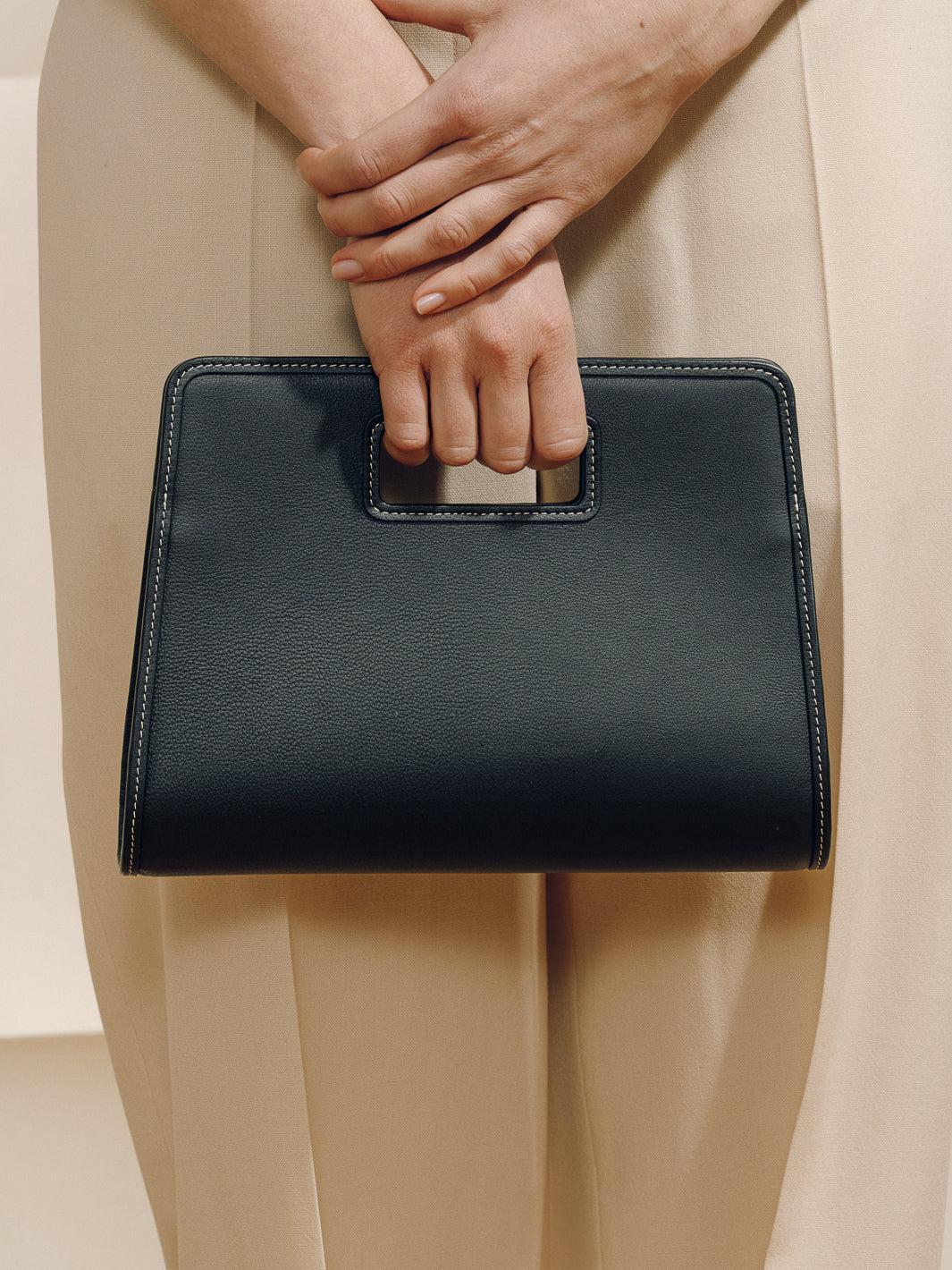 The Retro Clutch in Nappa Product Image