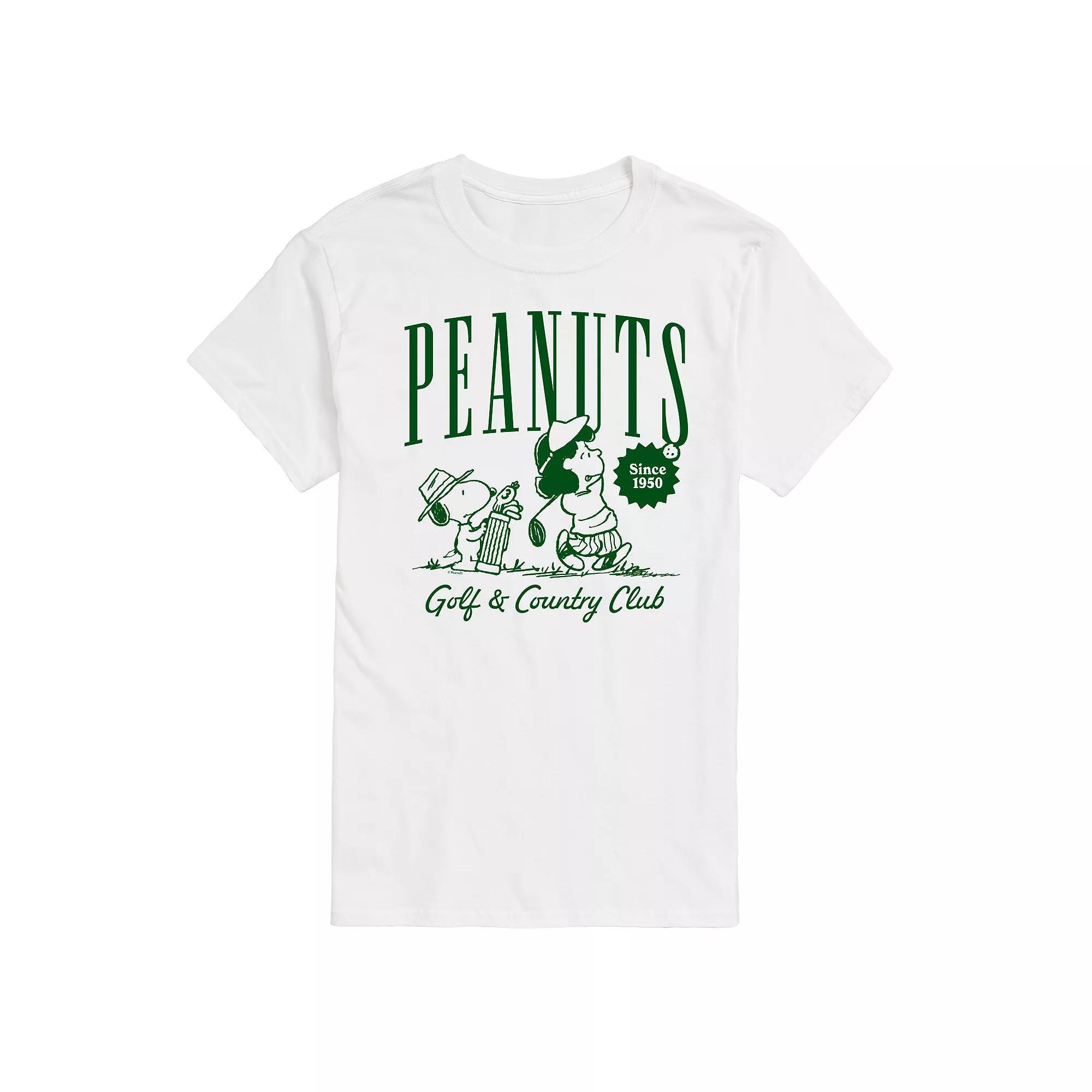 Big & Tall Peanuts Golf & Country Club Graphic Tee, Mens Product Image