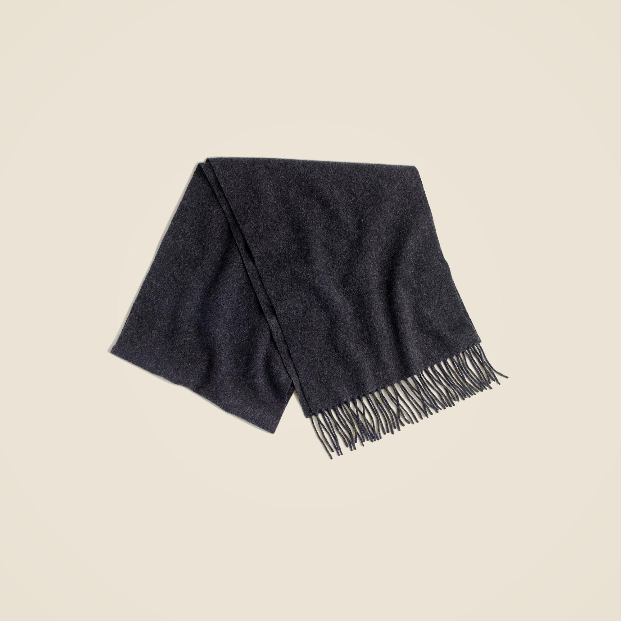 Solid cashmere scarf Product Image