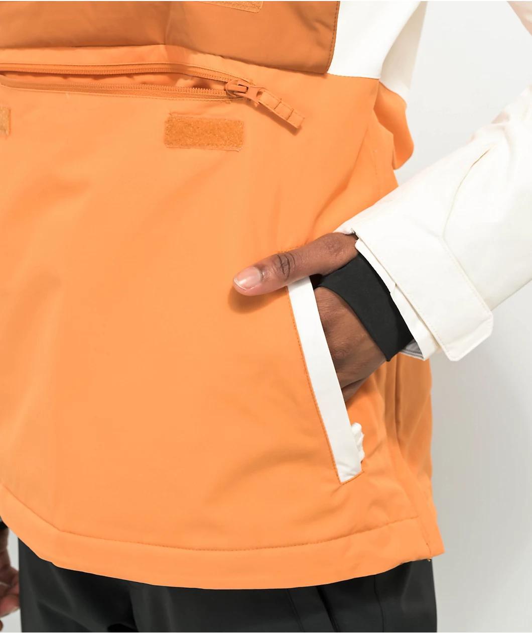 Billabong Day Break Cream & Orange Snowboard Jacket Product Image