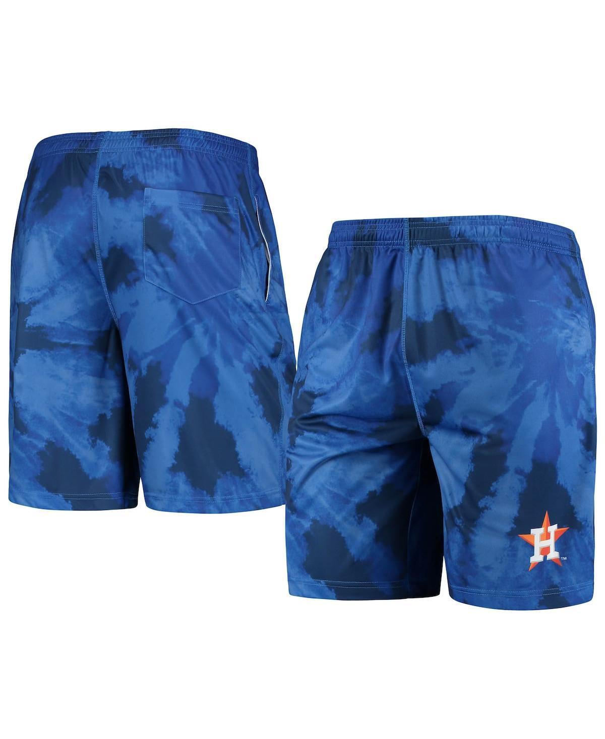 Men's FOCO Navy Houston Astros Tie-Dye Training Shorts, Size: 3XL, Blue Product Image
