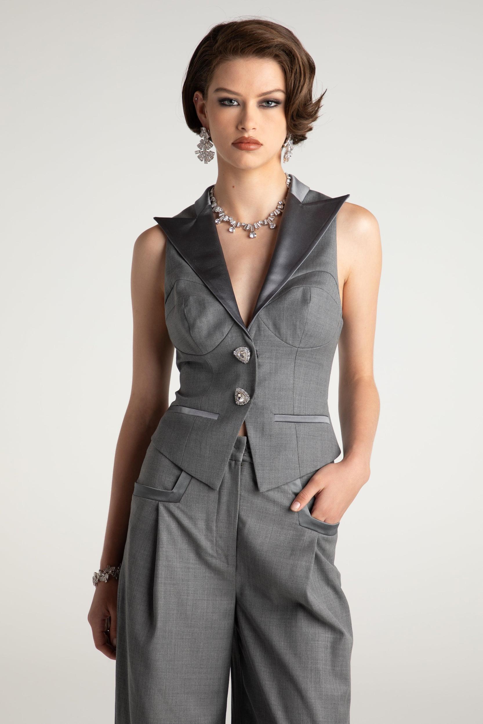 Diana Pants (Grey) (Final Sale) Product Image