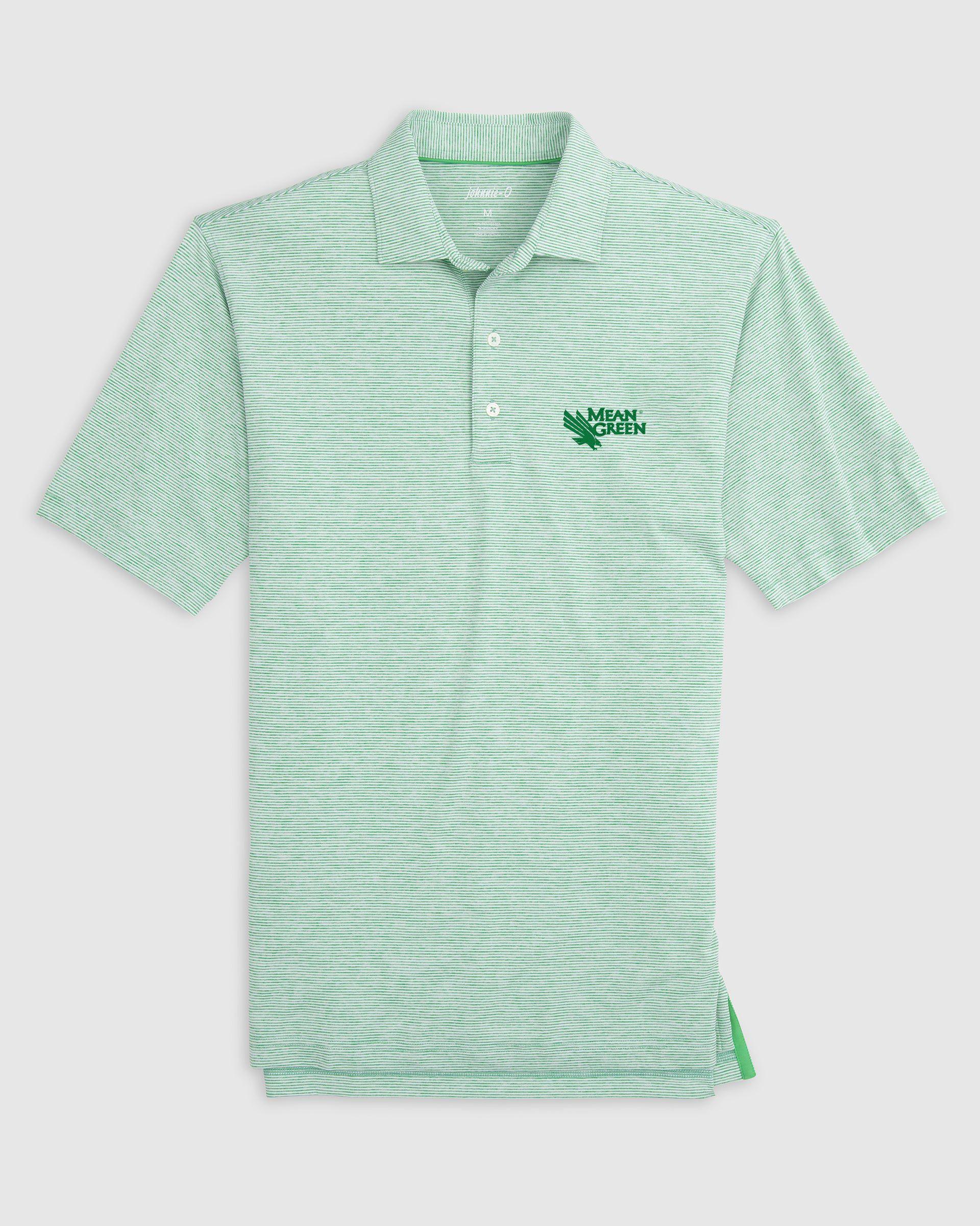 Vanderbilt Lyndonn Striped Jersey Performance Polo - Vault Logo Male Product Image