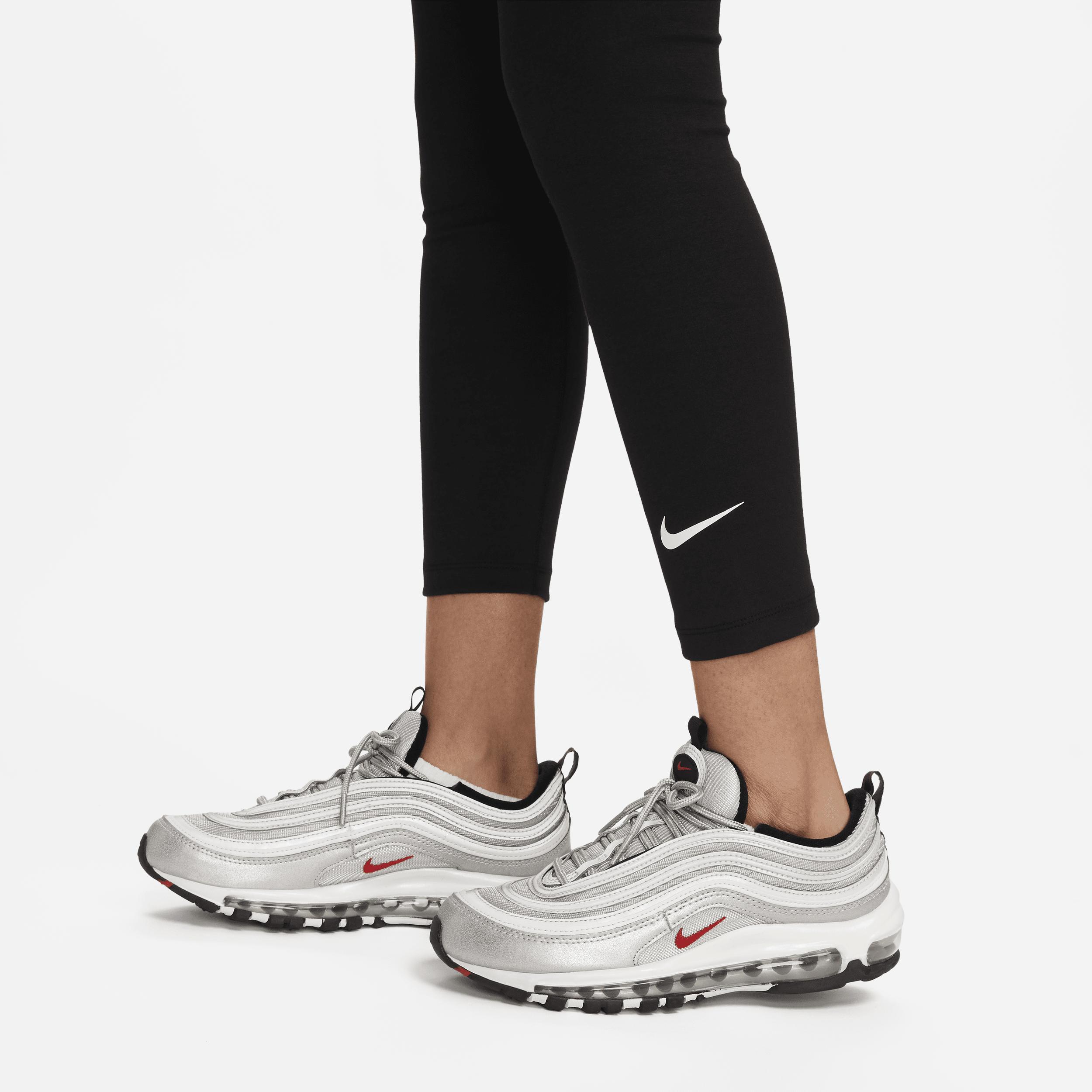Women's Nike Sportswear Classics High-Waisted 7/8 Leggings, Size: XXL, Black Product Image