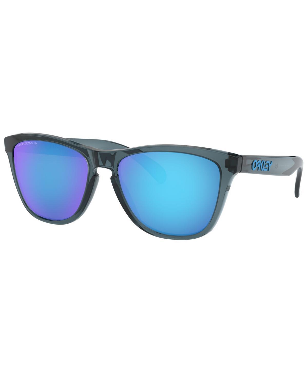 Oakley Unisex OO9013 Frogskins 55mm Square Sunglasses - Matte Black/Prizm Violet Product Image