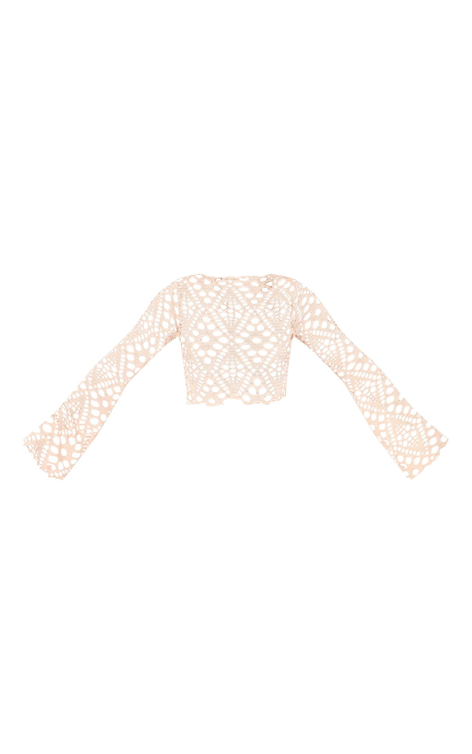 Grey Distressed Fishnet Chuck On Top Product Image