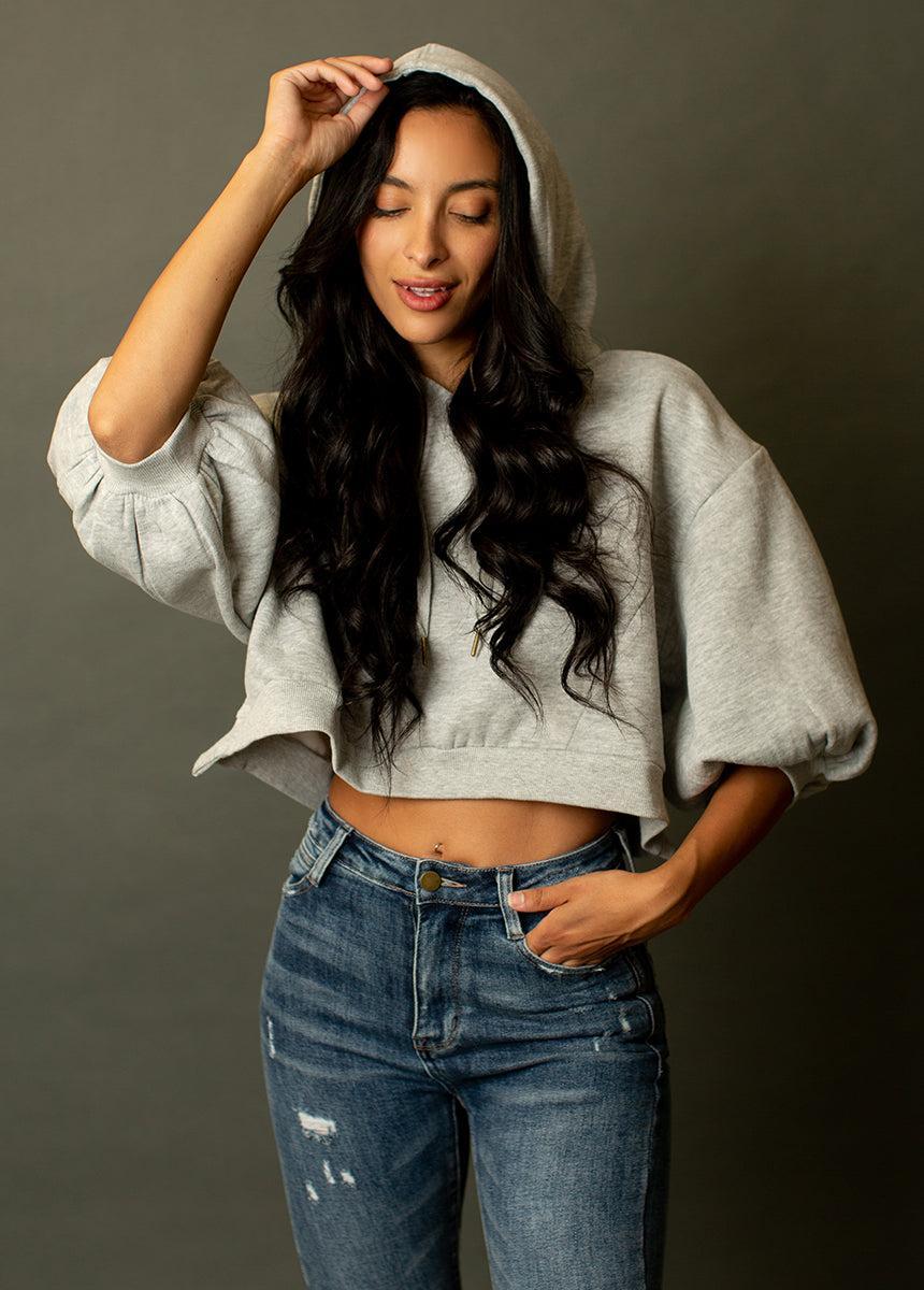 Matyson Hoodie in Heather Gray Female Product Image