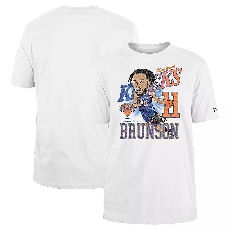 Mens New Era Jalen Brunson New York Knicks Caricature Player T-Shirt Product Image