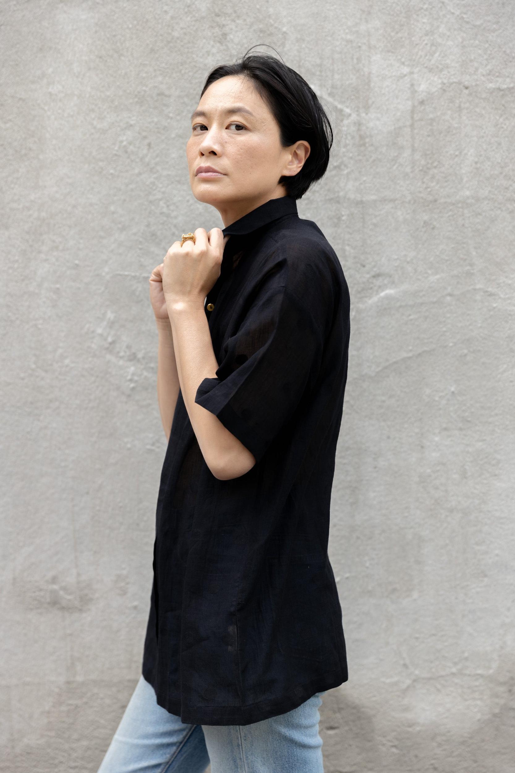 Vintage Navy Blue Skirt Product Image