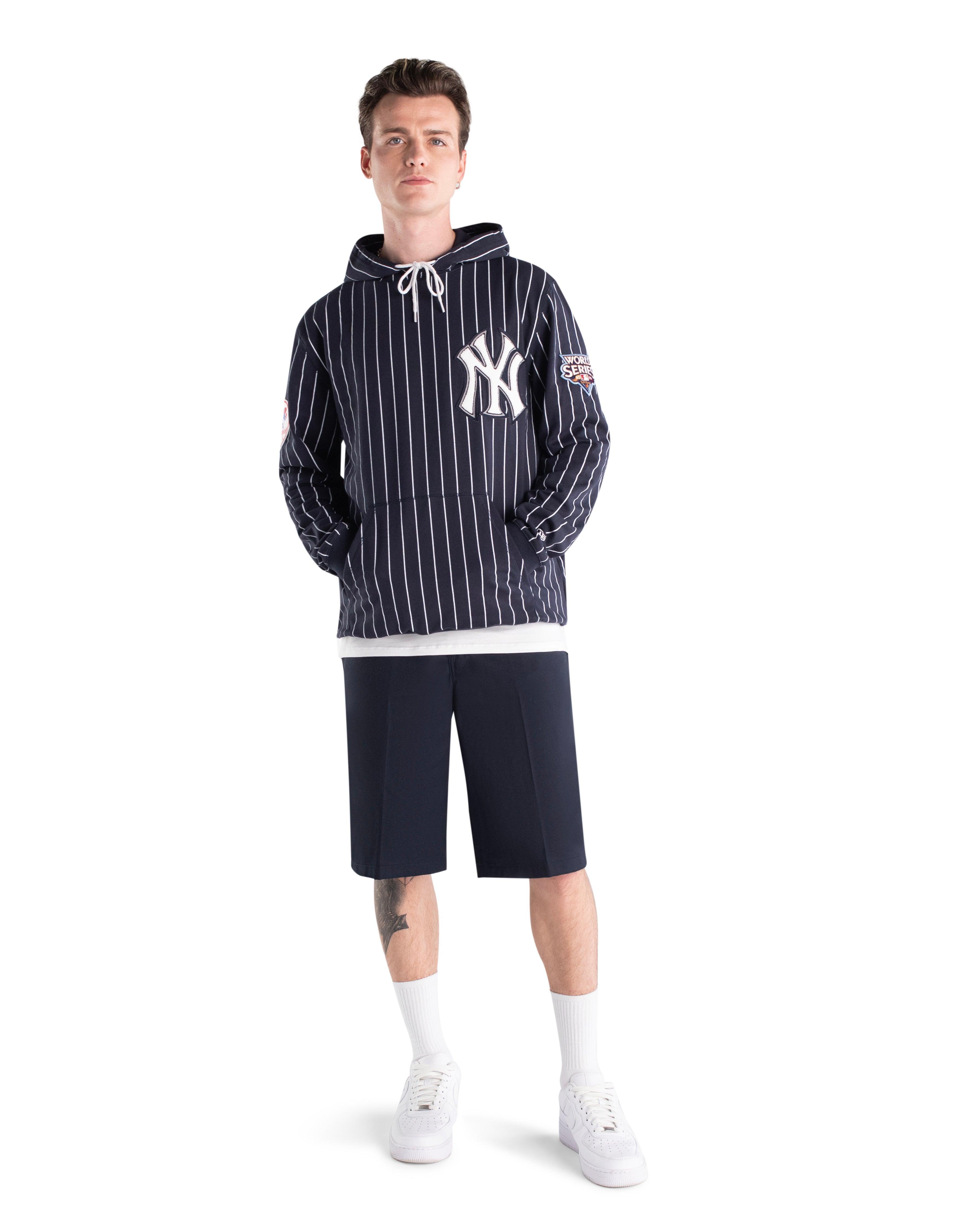 Los Angeles Dodgers Logo Select Pinstripe Hoodie Male Product Image