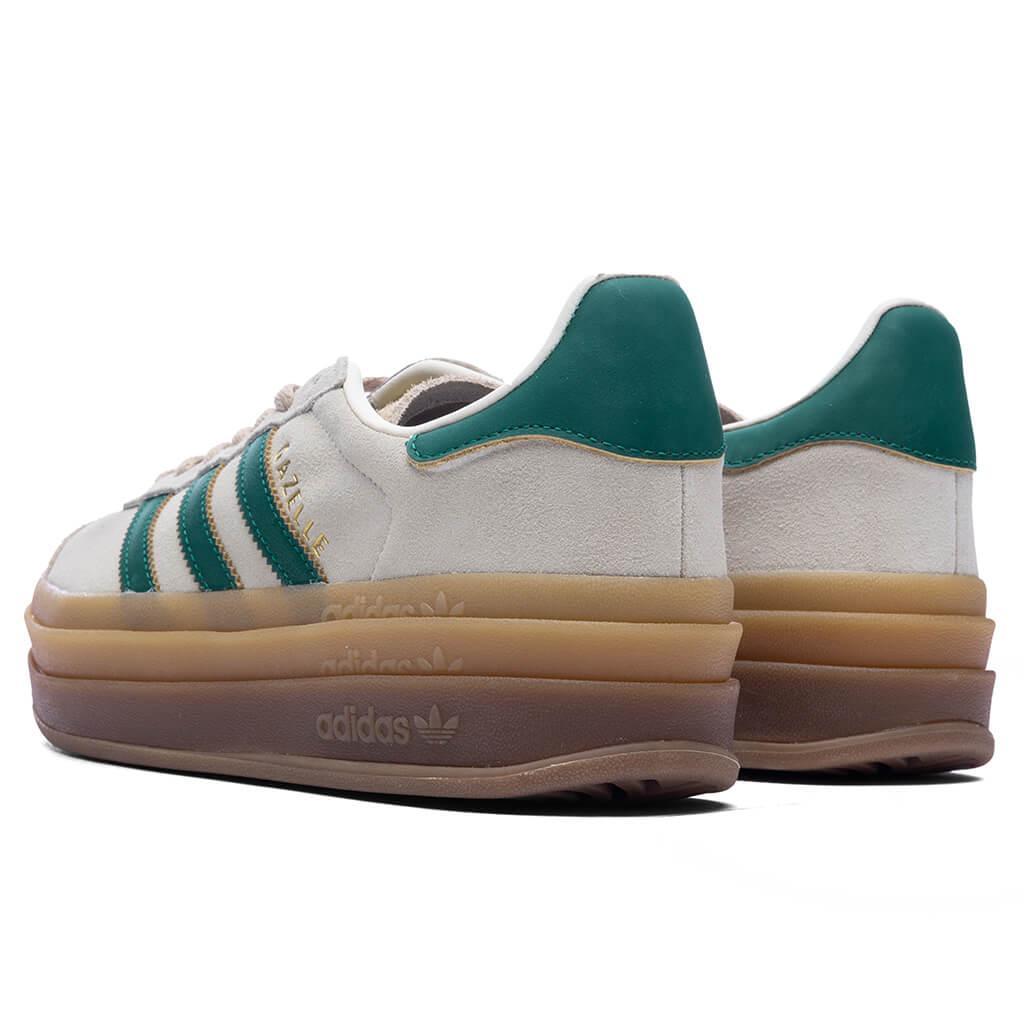 Womens Gazelle Bold - Cream White/Collegiate Green/Magic Beige Female Product Image