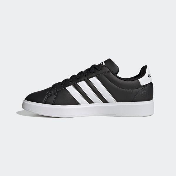 adidas Grand Court Shoes Core Black 4.5 Mens Product Image