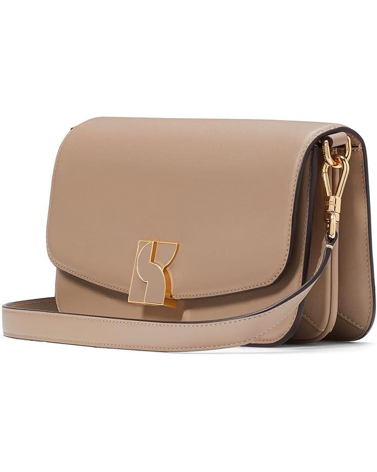 Dakota Croc Embossed Leather Small Crossbody Product Image