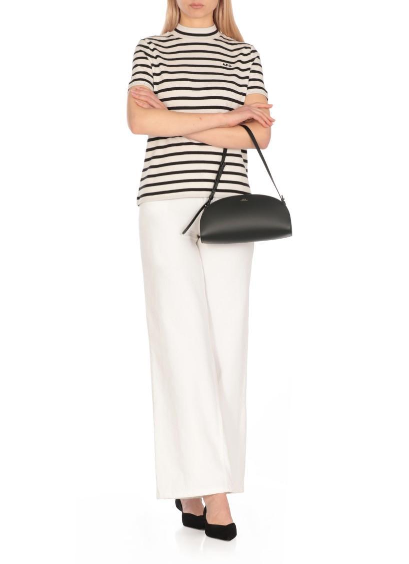 APC Demi Lune Shoulder Bag In Black Product Image