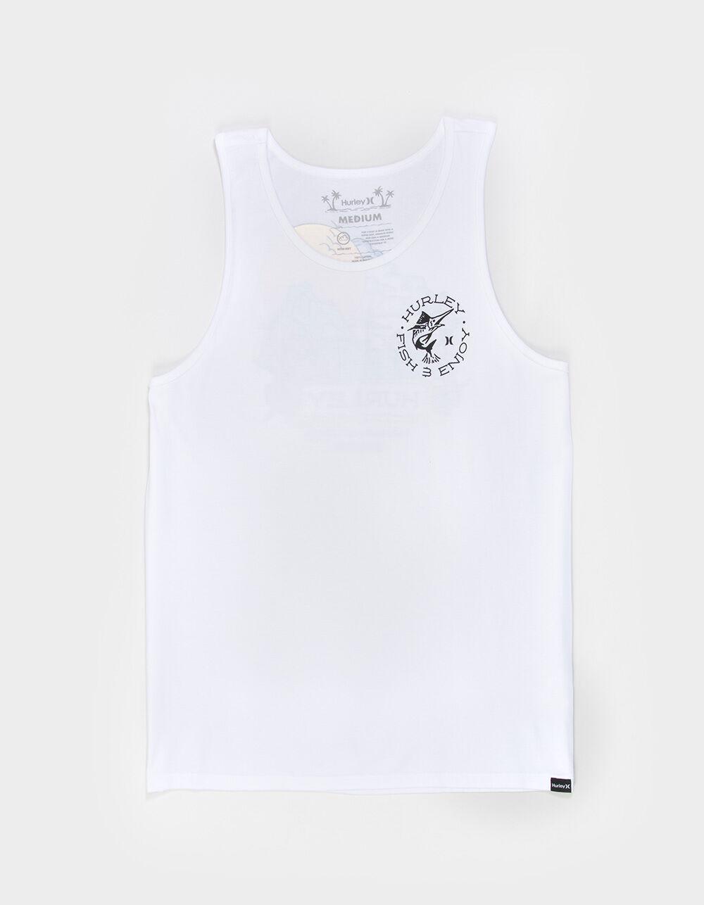 HURLEY Bait Mens Tank Top - WHITE Product Image