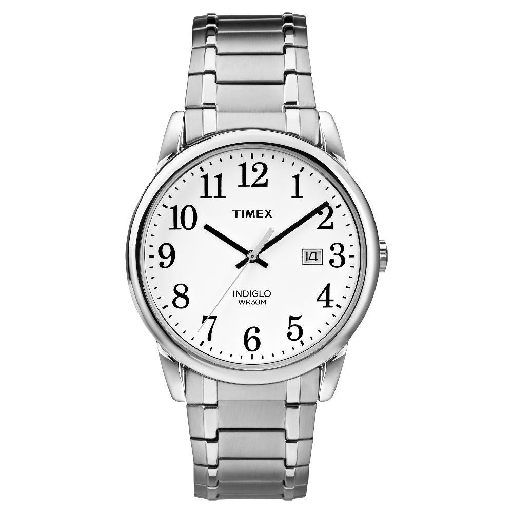 Timex® Men's Easy Reader Expansion Watch, Size: Medium, Silver Tone Product Image