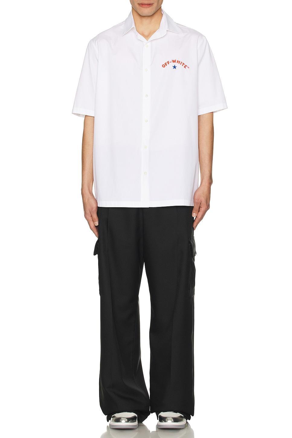 Star Arrow Poplin Bowling Shirt Product Image