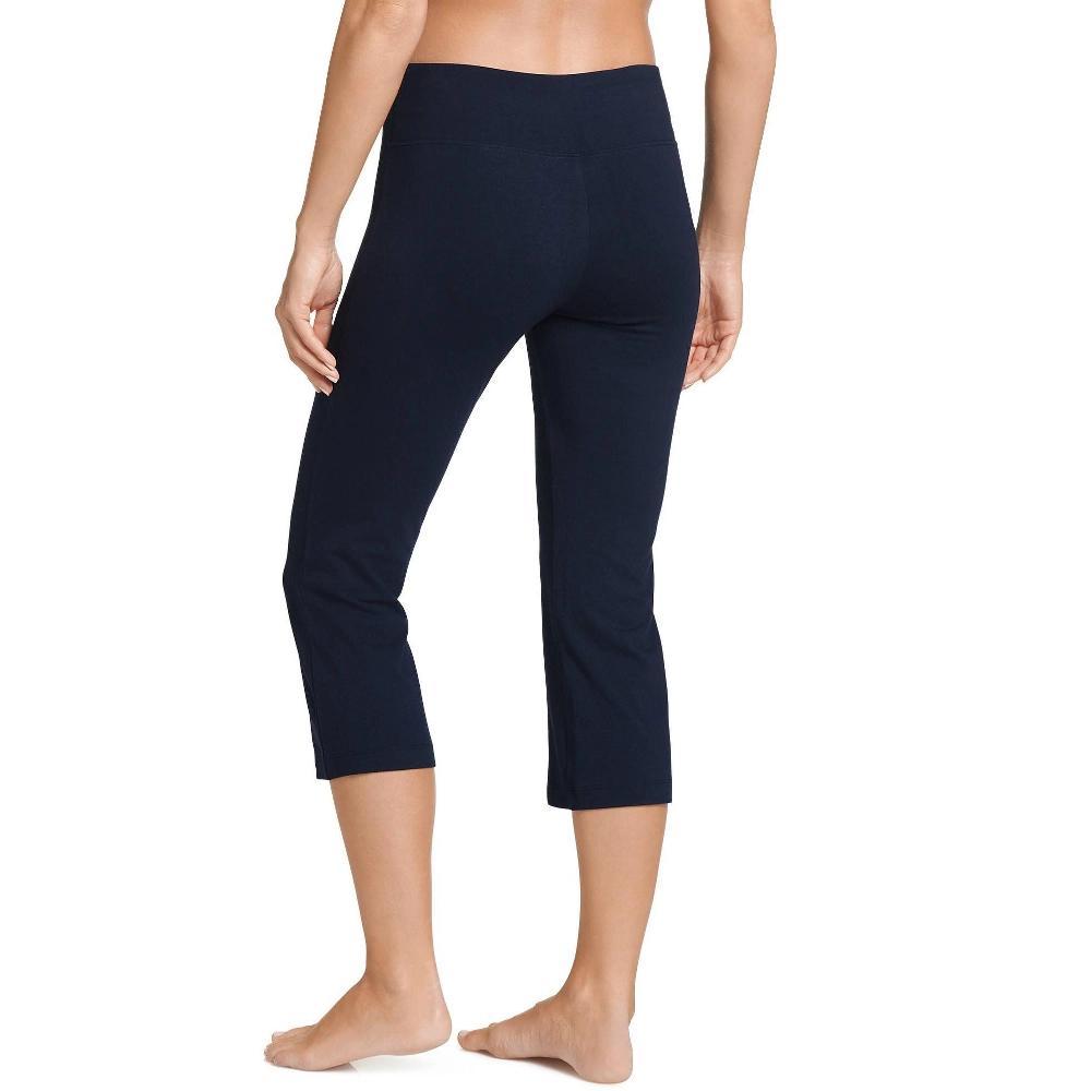 Jockey Women's Cotton Stretch Slim Flare Capri M Thunder Blue Product Image