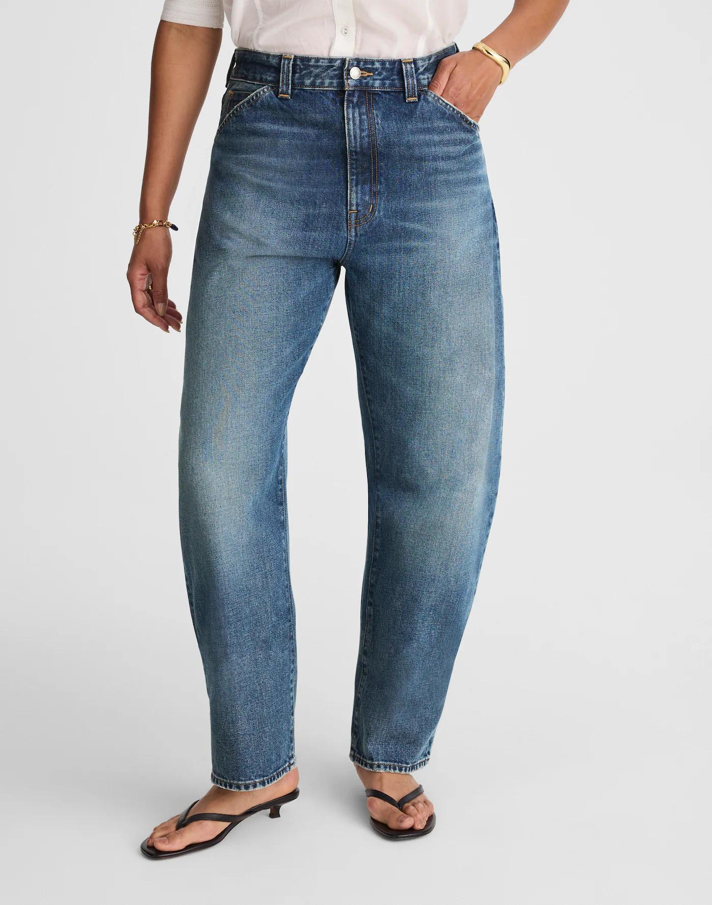 The Curvy Balloon Jean in Greendale Wash Product Image