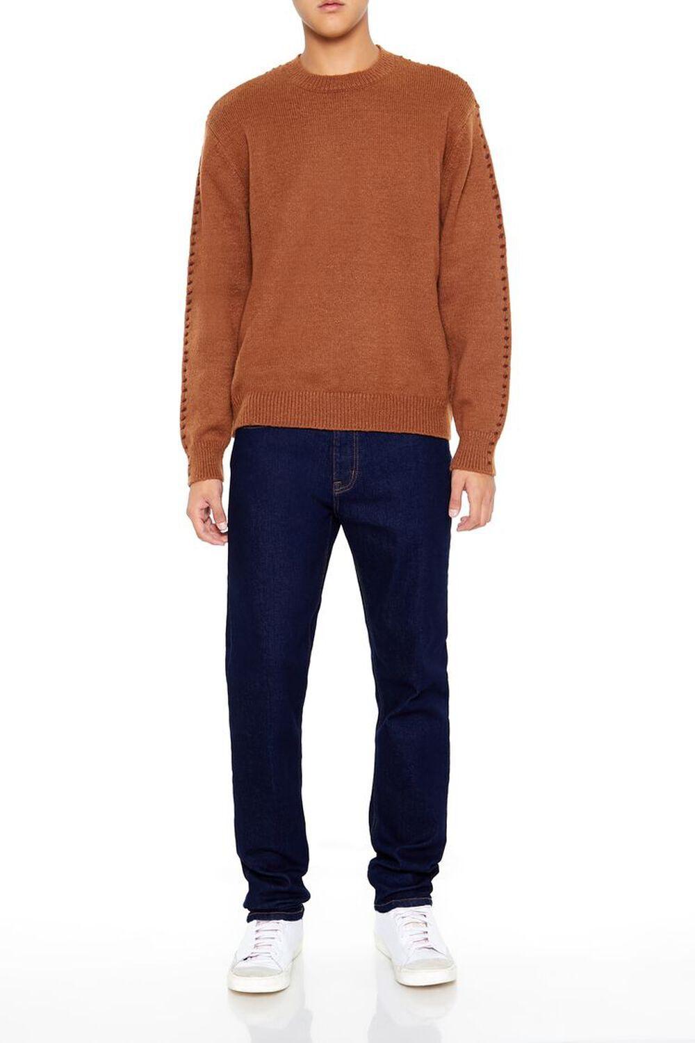 Whipstitched Crew Sweater | Forever 21 Product Image