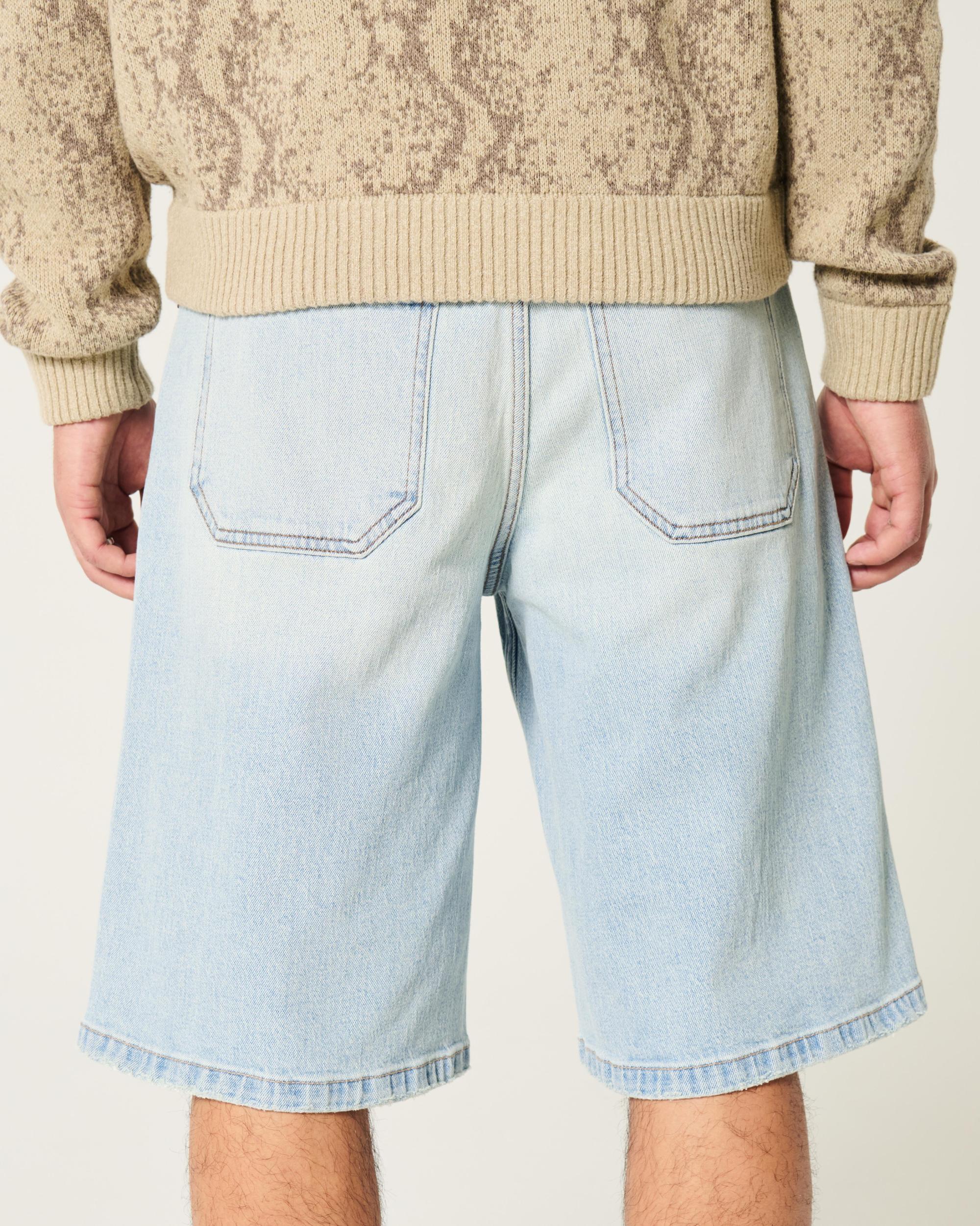 Super Baggy Denim Shorts Product Image