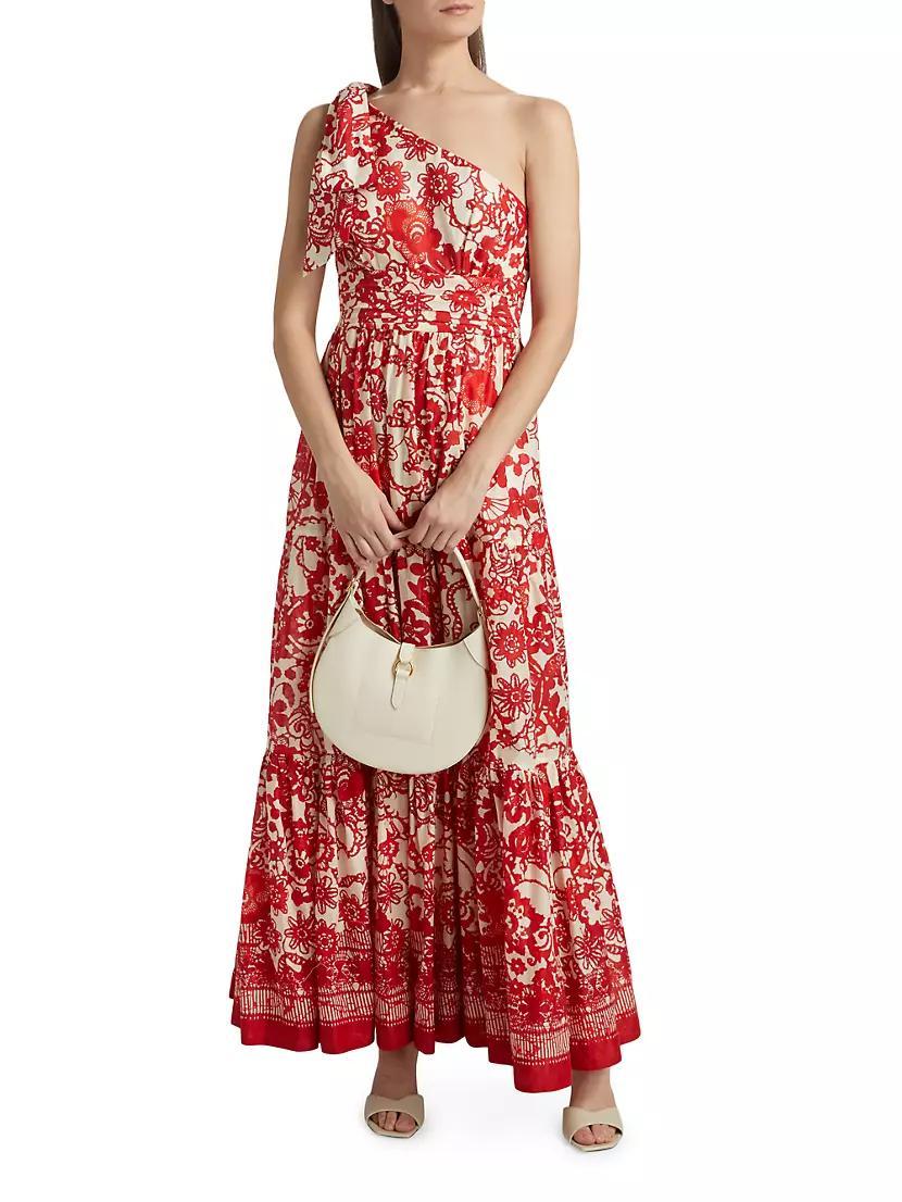 Mattera Floral Cotton Maxi Dress Product Image