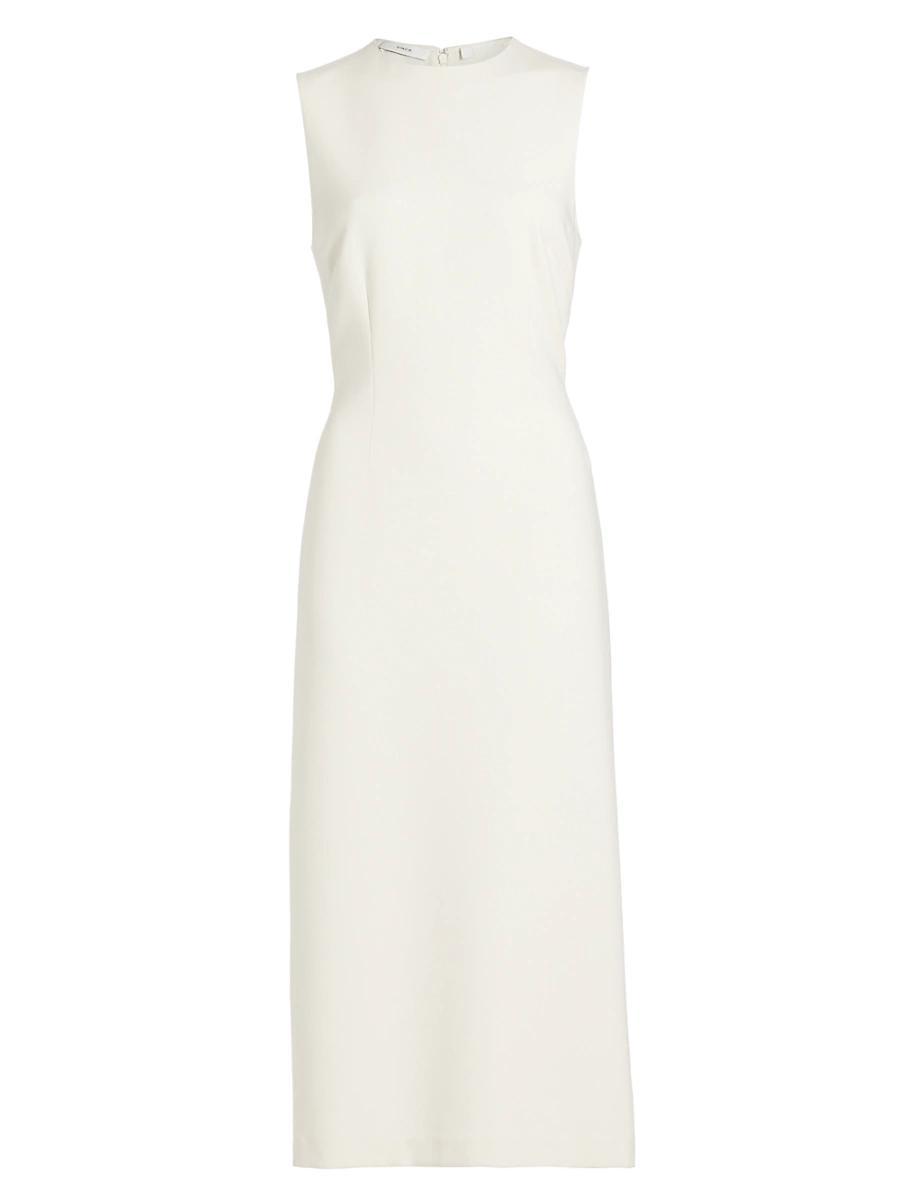 Womens Crewneck Sheath Dress Product Image