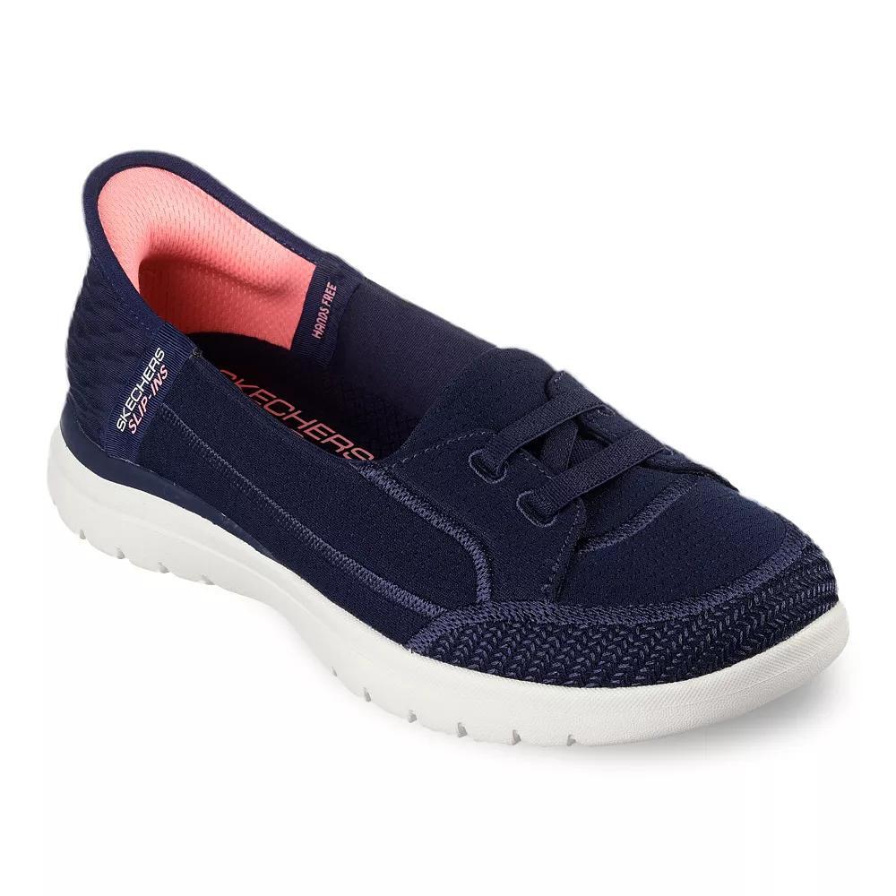 Skechers Hands Free Slip-ins™ On-the-GO® Flex Top Notch Women's Shoes, Size: 7, Blue Product Image