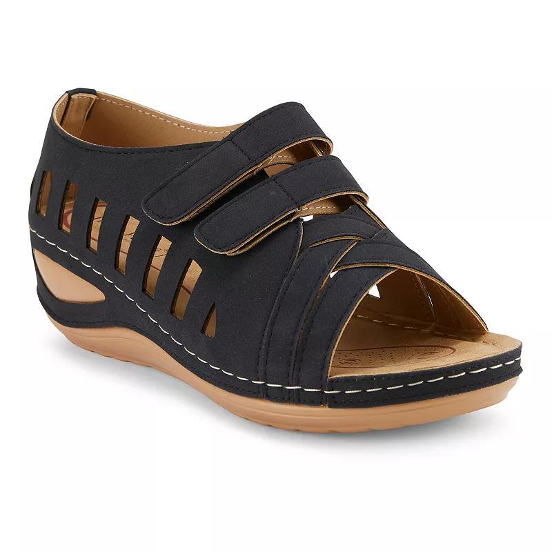 Henry Ferrera By Charming Lady Style Indiana Women's Comfort Shoes, Size: 7.5, Black Product Image