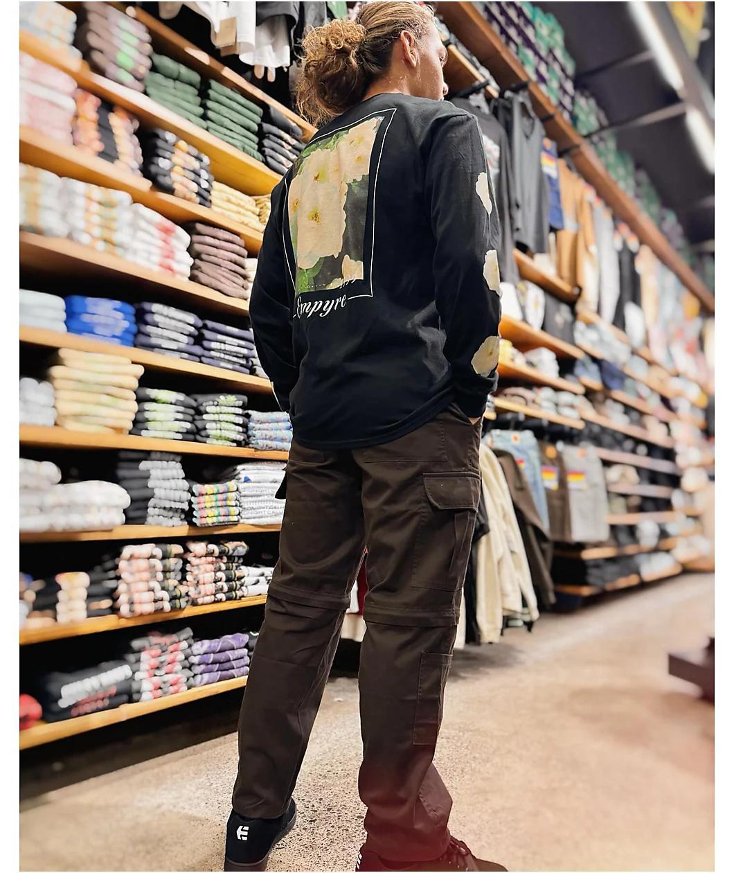 Empyre Brown Zip Off Cargo Skate Pants Product Image