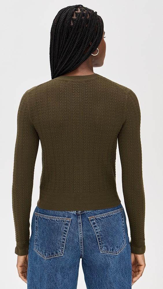 Madewell Snowy Lace Cole Cardigan | Shopbop Product Image