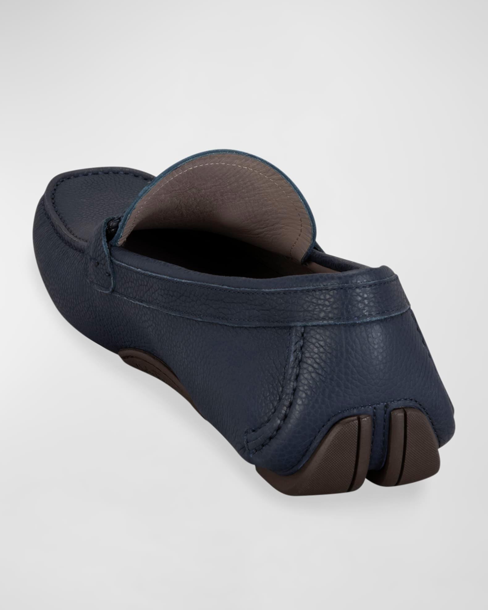Mens Front 4 Leather Drivers Product Image