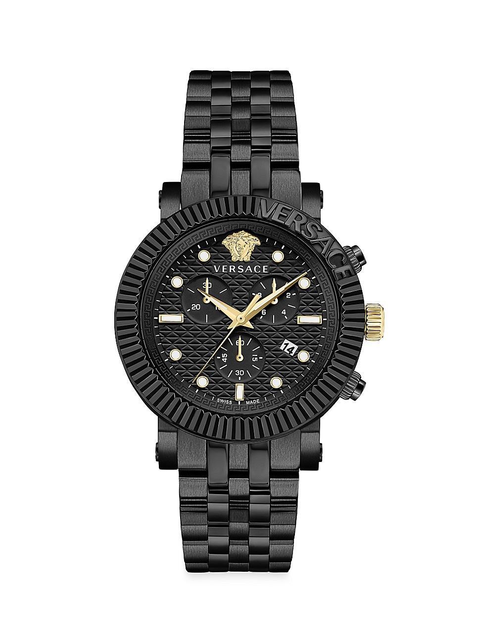 Mens V-Chrono Classic Two-Tone Bracelet Watch, 45mm Product Image