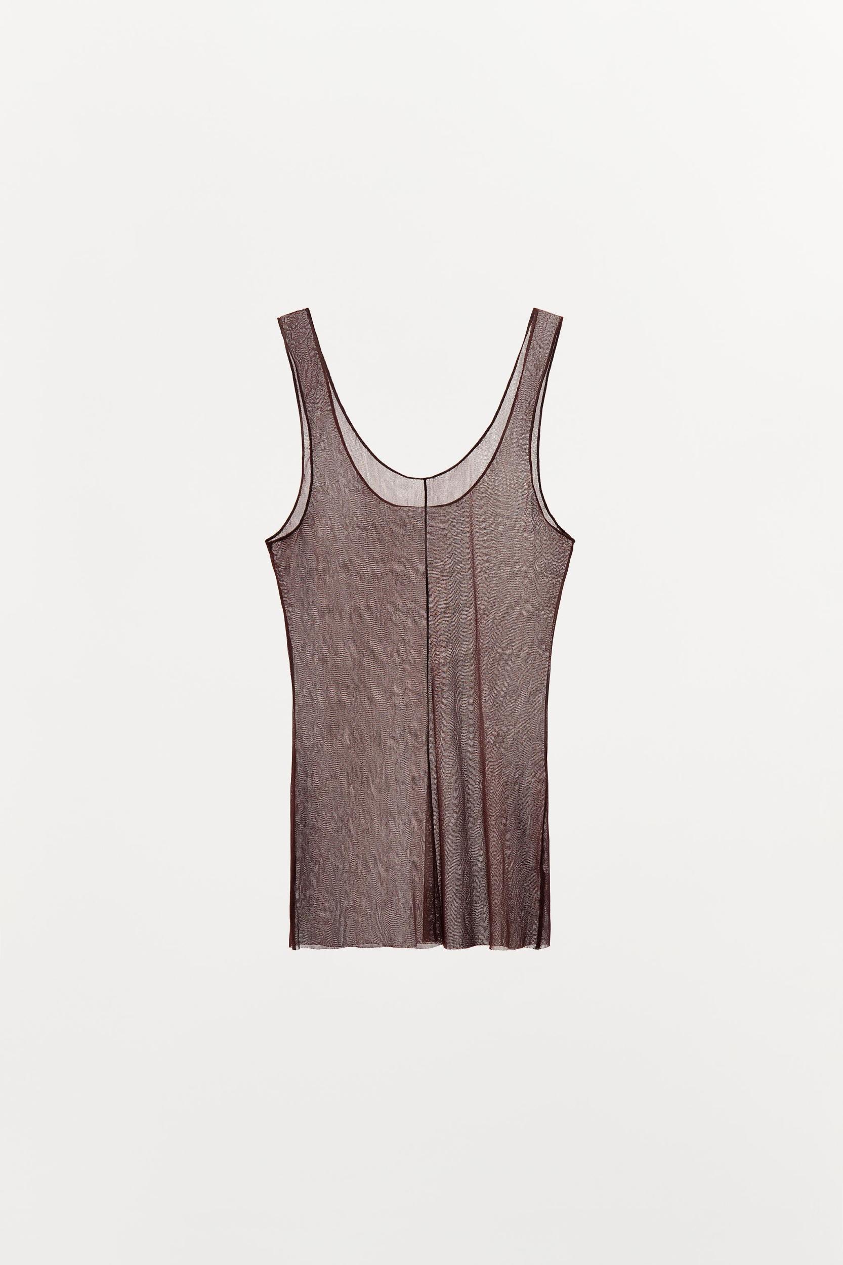 100% SILK STRAPPY TOP Product Image