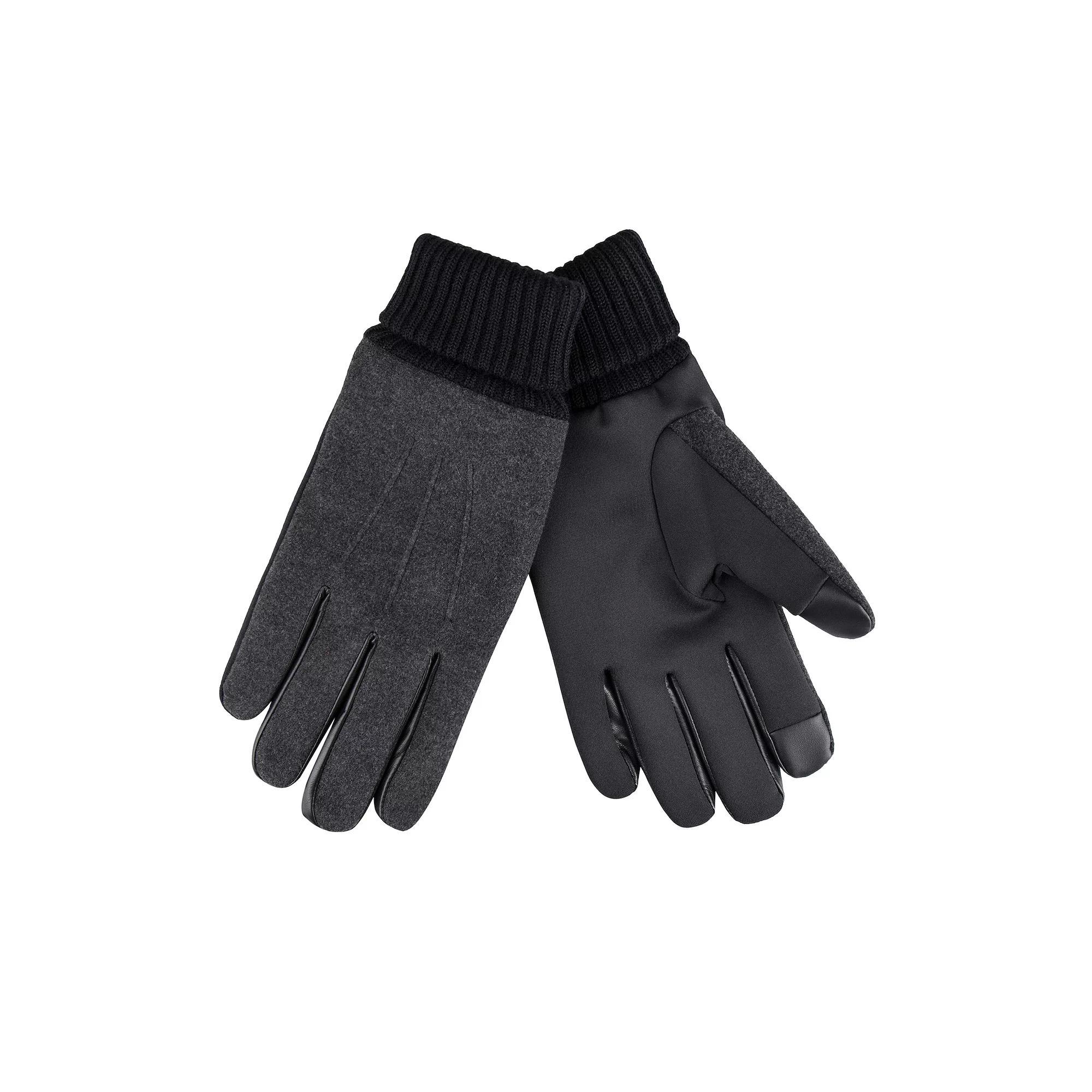 Men's Dockers® Stretch Wool Blend Touchscreen Gloves, Size: XL, Grey Product Image