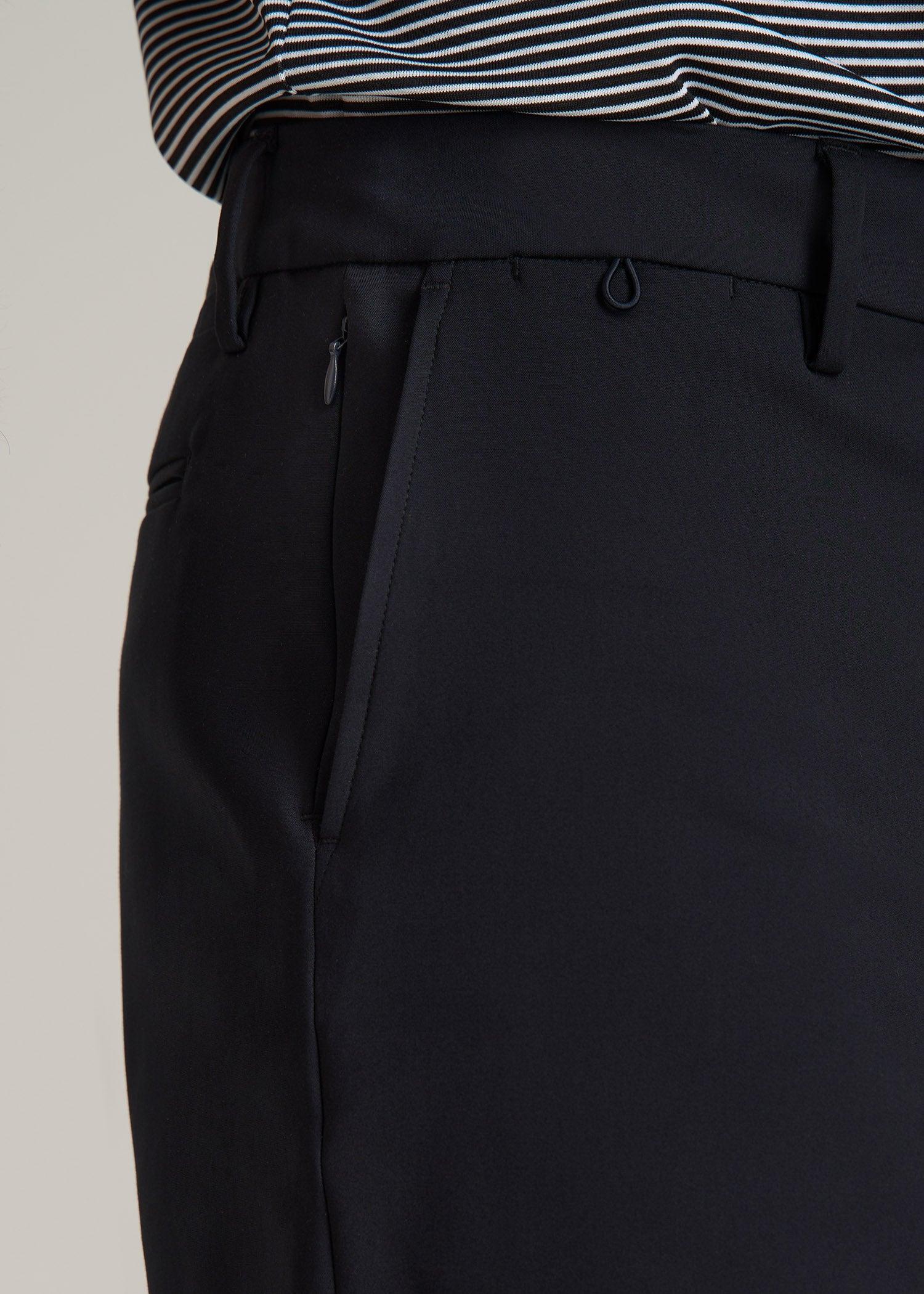 Tech Chino Shorts for Tall Men in Deep Navy Product Image