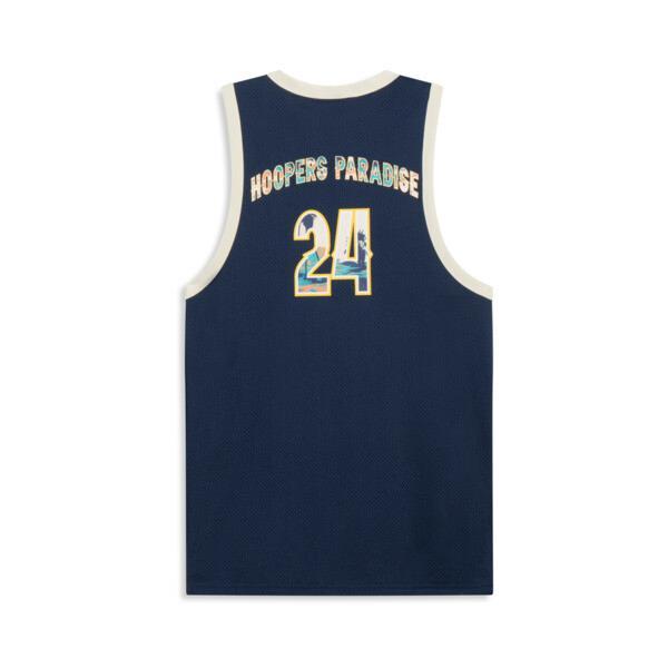 PUMA Venice Beach Basketball League Men's Basketball Jersey in Dark Blue Product Image